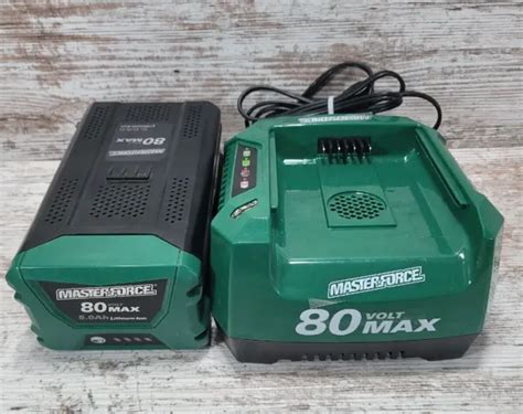 Overall It's worth buying. . Masterforce 80v battery